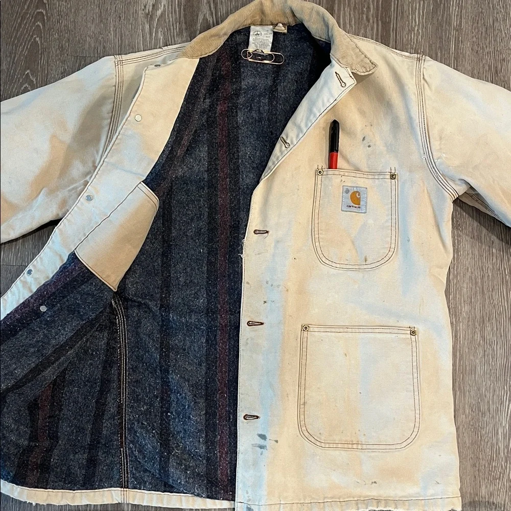 Carhartt Men's Beige Field Jacket - Picture 6 of 12